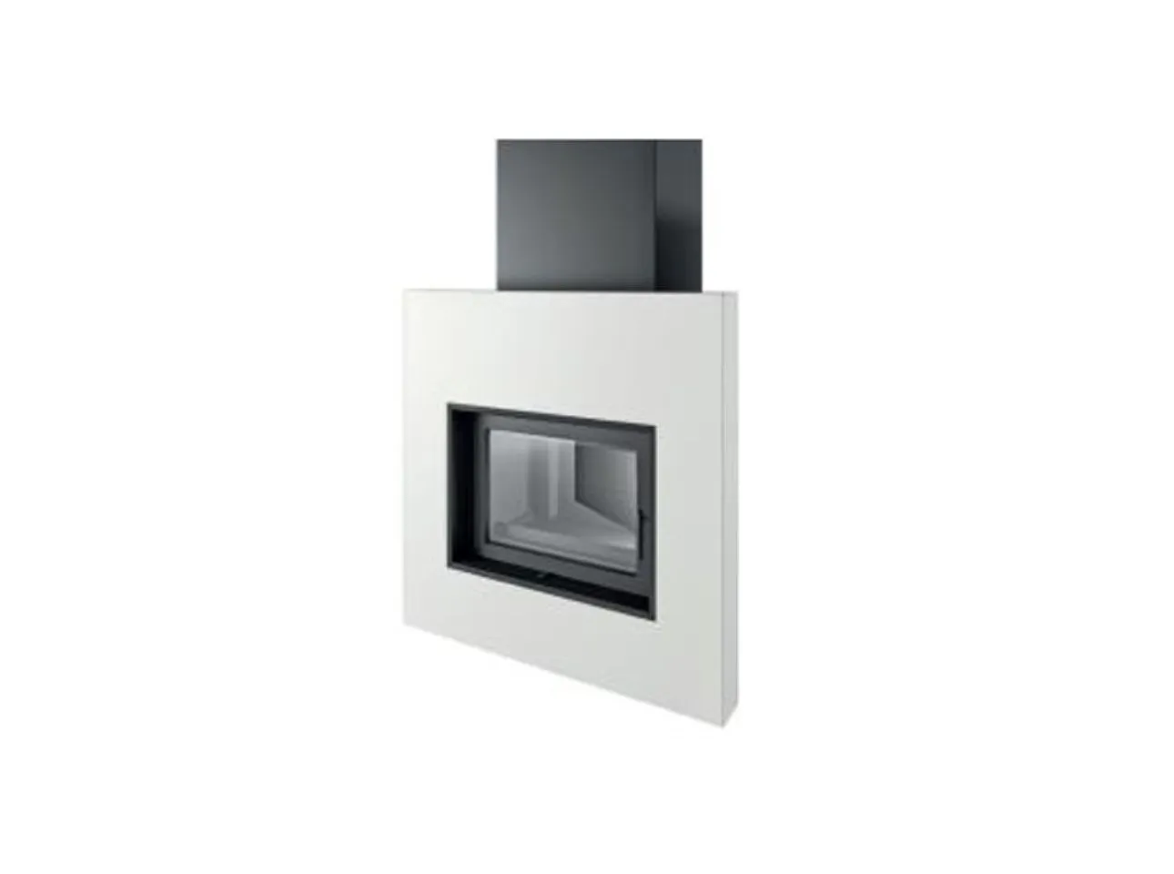 POELE A BOIS KUBIC ACIER FOYER S671FL 