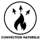 Poêle à convection naturelle